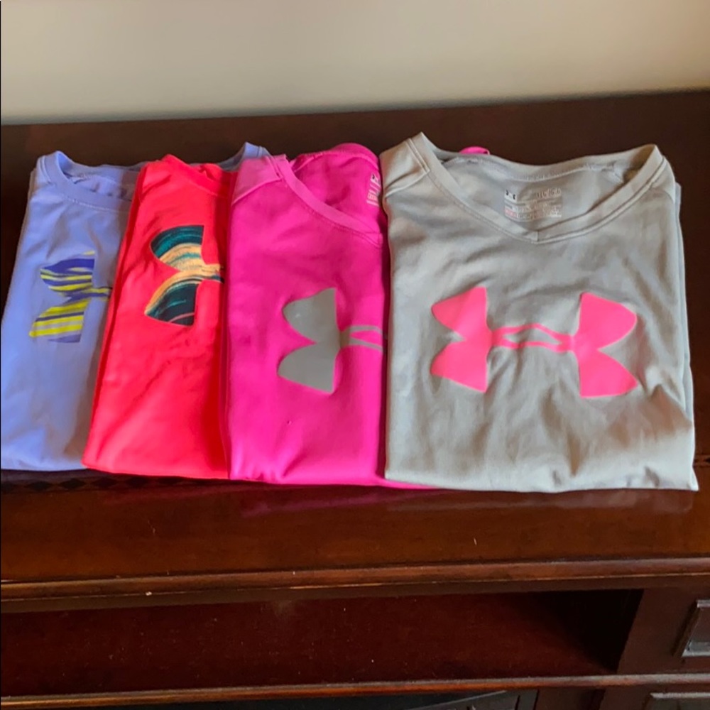4 Under Armour Shirts